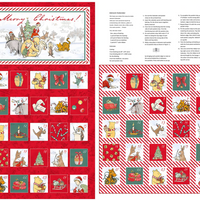 Studio E - Cotton - Christmas At Pooh Corner - Advent Calendar - Panel