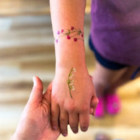 Les Tatoués - Temporary Tattoos - Delicate flowers