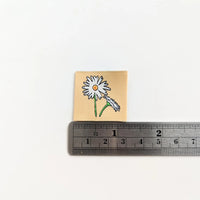 Intensely Distracted - Sewing Label - Birth Month Flower Series 2