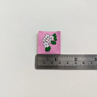 Intensely Distracted - Sewing Label - Birth Month Flower Series 2