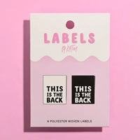 Kylie and the Machine - Sewing Label - This Is The Back