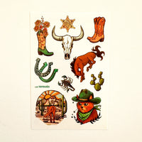 Les Tatoués - Temporary Tattoos - La Western