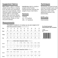 Grainline Studio - Alder Shirtdress - 14-32