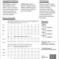 Grainline Studio - Poppy Dress - 0-18