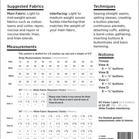 Grainline Studio - Poppy Dress - 14-32