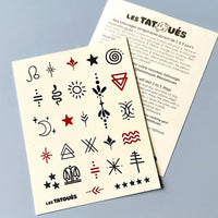 Les Tatoués - Temporary Tattoos - Mini symbols