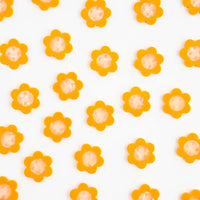 Sarah Hearts - Buttons - Yellow Daisy - Large