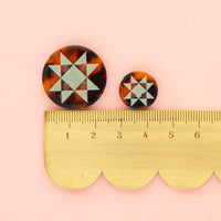 Sarah Hearts - Buttons - Quilt Star - Large