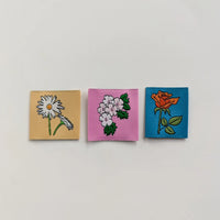 Intensely Distracted - Sewing Label - Birth Month Flower Series 2