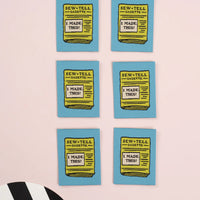 Matchy Matchy Sewing Club - Sewing Labels - Sew and Tell Gazette Large