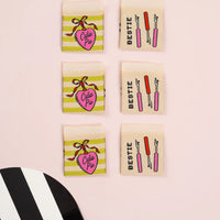Matchy Matchy Sewing Club - Sewing Labels - Cutie Pie Bestie Square