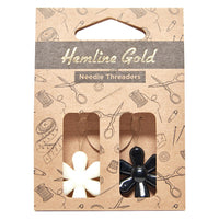 Hemline Gold - Flower Needle Threader - 2pc