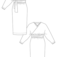 Named Clothing - Kajo Batwing Wrap Sweater