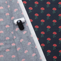 Rifle Paper Co. - Cotton - Vintage Garden - Marisol - Navy