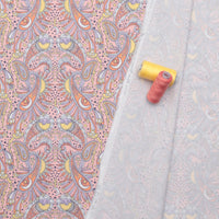 Figo - Cotton - Magic Garden - Celeste Paisley - Orange