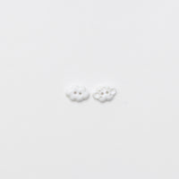 Buttons - 2 Hole - 5mm - Cloud - Assorted