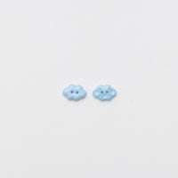 Buttons - 2 Hole - 5mm - Cloud - Assorted