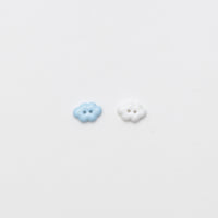Buttons - 2 Hole - 5mm - Cloud - Assorted
