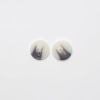 Buttons - 2 Hole - 30mm - Matte - Assorted