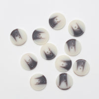 Buttons - 2 Hole - 30mm - Matte - Assorted