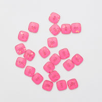 Buttons - 2 Hole - 20mm - Square - Assorted
