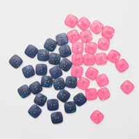 Buttons - 2 Hole - 20mm - Square - Assorted