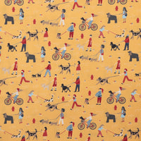 Moda - Cotton - Dog Daze - Daily Walk - Buttercup