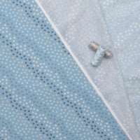 Moda - Cotton - Dog Daze - Paws - Sky