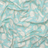 Moda - Cotton - Here Kitty Kitty - Sleepy Time - Aqua