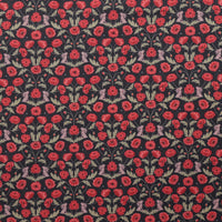 Lewis & Irene - Cotton - Poppies - Poppies and Hare - Dark