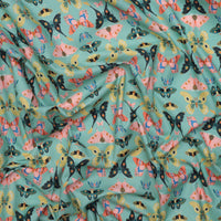 Dear Stella - Cotton - Flora & Fauna - Butterflies - Pasture