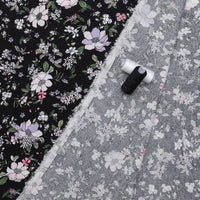 Katia - Viscose - Twill - Print - Pink Winter Flowers