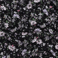 Katia - Viscose - Twill - Print - Pink Winter Flowers