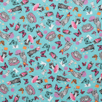 World Art Group - Cotton - Fancy Pants - Turquoise