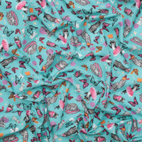 World Art Group - Cotton - Fancy Pants - Turquoise