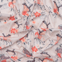 Paintbrush Studio - Cotton - A Walk In The Woods - Birds Beige