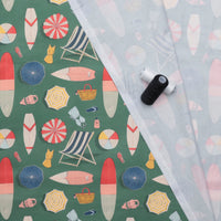 Paintbrush Studio - Cotton - Beach Day - Beach Day Green