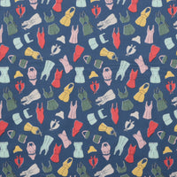 Paintbrush Studio - Cotton - Beach Day - Perfect Fit Navy