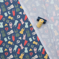 Paintbrush Studio - Cotton - Beach Day - Perfect Fit Navy