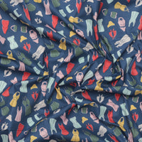 Paintbrush Studio - Cotton - Beach Day - Perfect Fit Navy