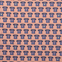 Cotton + Steel - Cotton - East Coast - Speed Dial - Dusty Rose