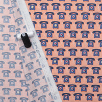 Cotton + Steel - Cotton - East Coast - Speed Dial - Dusty Rose