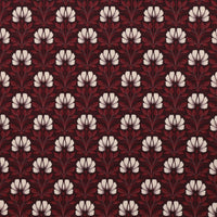 Cloud 9 - Canvas - Organic Cotton - Magic Flowers - Burgundy