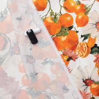 Cotton Blend - Italian Stretch Sateen - Red Tomatoes