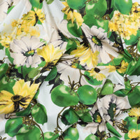 Cotton Blend - Italian Stretch Sateen - Green Tomatoes
