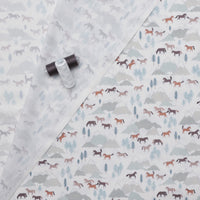 Figo - Cotton - Horizon - Horses - White