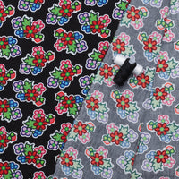 Carrie Okemaw - Poplin - Kokom Flowers - Black