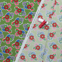 Carrie Okemaw - Poplin - Kokom Flowers - Green