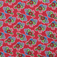 Carrie Okemaw - Poplin - Kokom Flowers - Red
