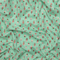 Cotton + Steel - Cotton - Mini Market - Feel The Teal